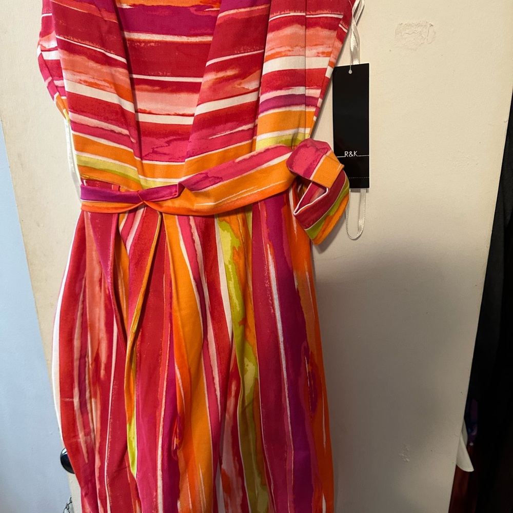 Vibrant Striped Dress